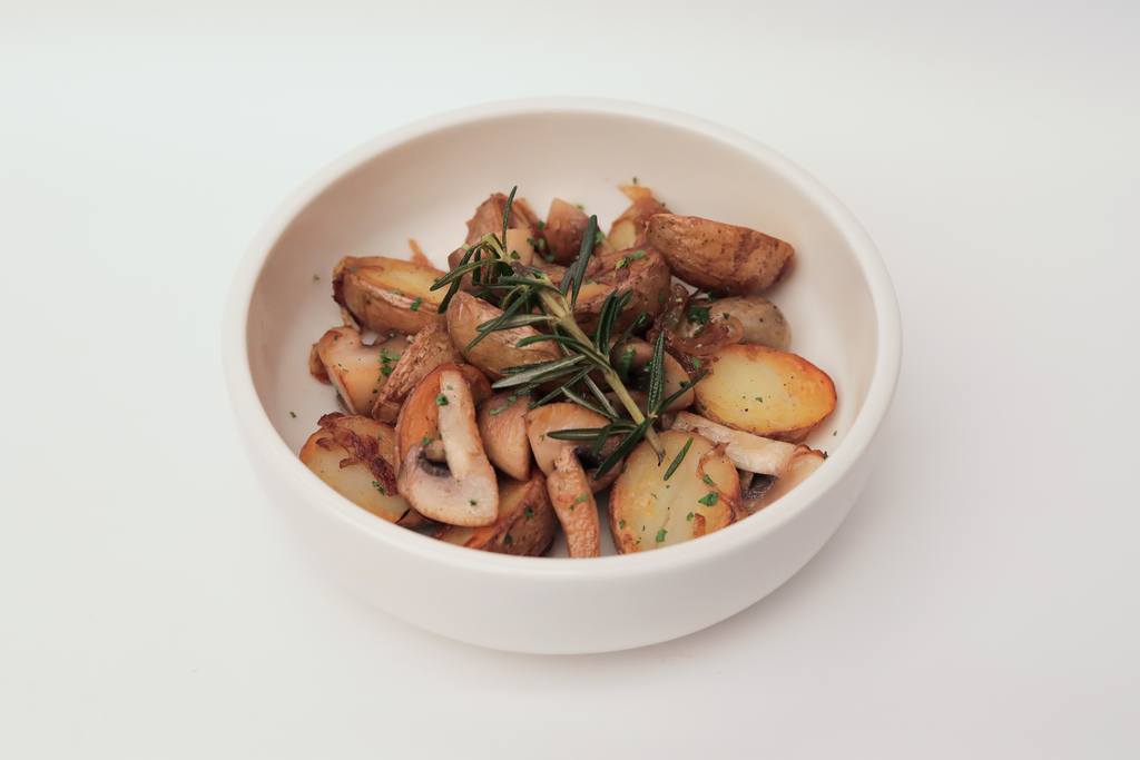 Baby Potatoes with Mushrooms