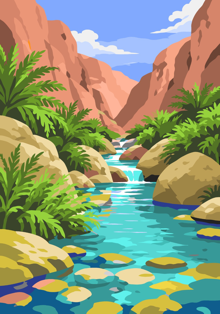 Paint by Numbers – UAE Natures & Landscapes