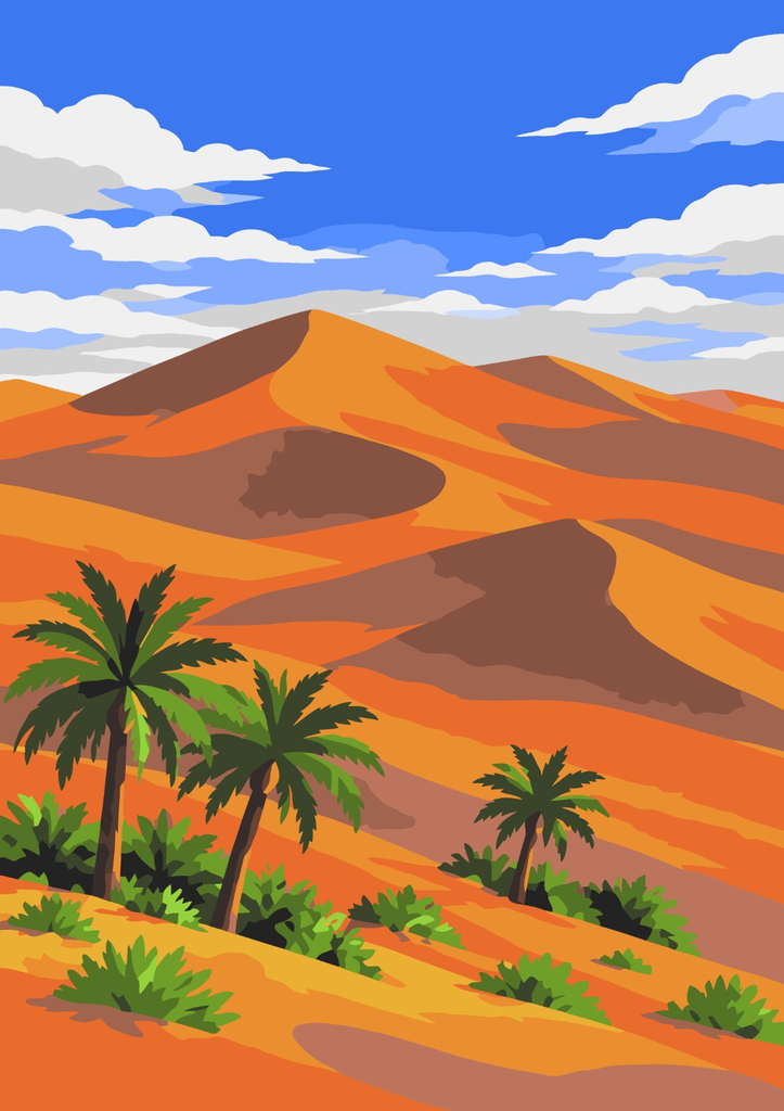 Paint by Numbers – UAE Natures & Landscapes